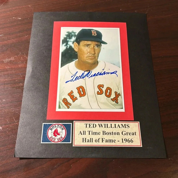 MLB Other - Ted Williams autographed photo